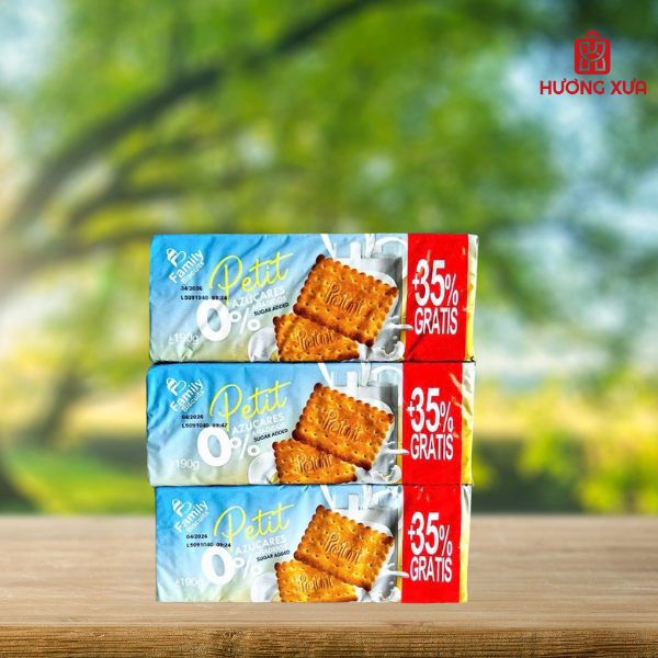 Bánh Quy Petit Không Thêm Đường Family Biscuits 190g