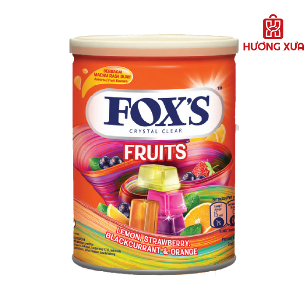 Kẹo Trái Cây Fox’s 180g (Nhiều vị)