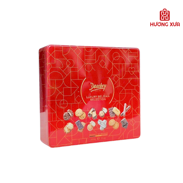 Bánh Quy Tổng Hợp 6 Loại Desobry Luxury Belgian Biscuits 300g