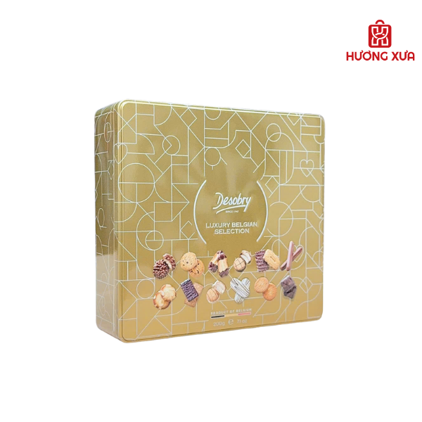 Bánh Quy Tổng Hợp 6 Loại Desobry Luxury Belgian Biscuits 300g