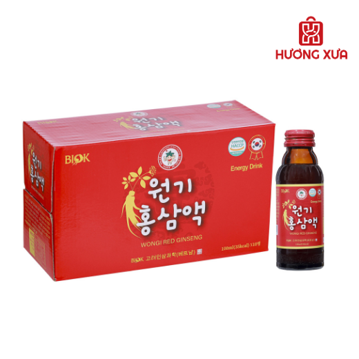 Nước Hồng Sâm Wongi Red Ginseng Hộp 10 Chai