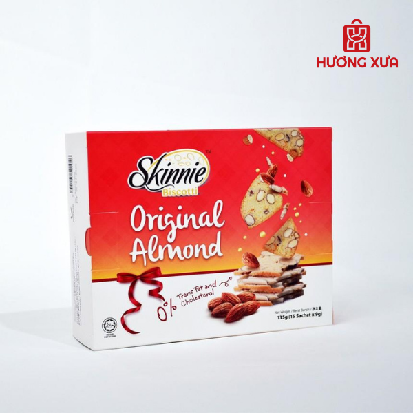 Bánh quy Skinnie Biscotti Original Almond 270g