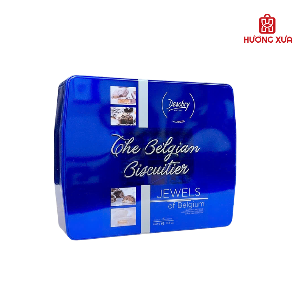Bánh Quy Desobry The Belgian Biscuitier Jewels 450g