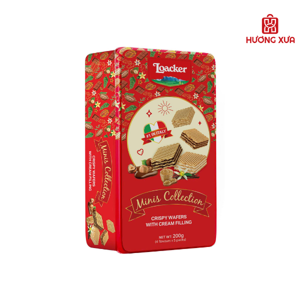 Bánh Xốp Loacker Minis Collection 200g