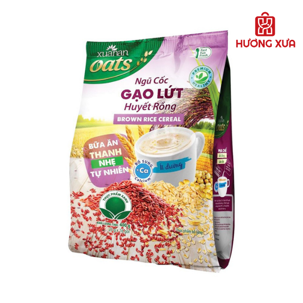 Ngũ cốc gạo lứt huyết rồng Xuân An gói 400g