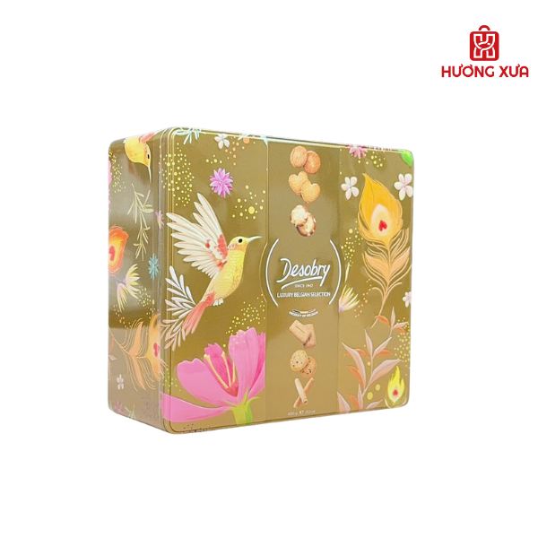 Bánh Quy Tổng Hợp 6 Loại Desobry Luxury Belgian Biscuits 600g