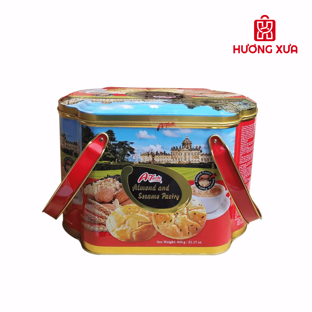 Bánh quy Almond and Sesame Pastry Red 600g