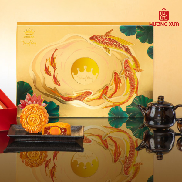 Bánh trung thu Kinh Đô Trăng Vàng Hoàng Kim Vinh Hoa