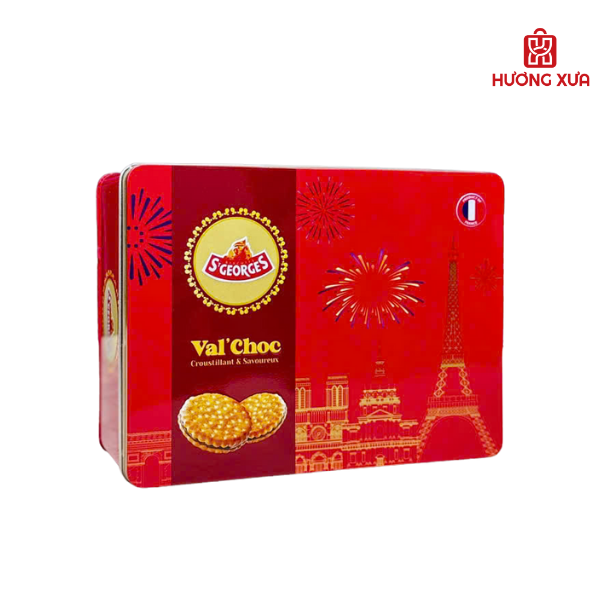 Bánh Quy Kẹp Vị Sô Cô La St Georges Val' Choc HTCN Ngang 300g