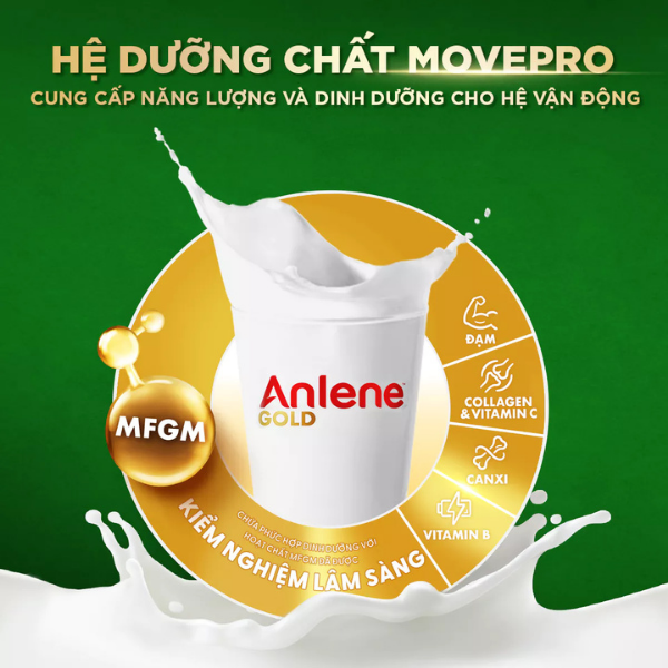 Sữa Bột Anlene Gold Hương Vani 800g 