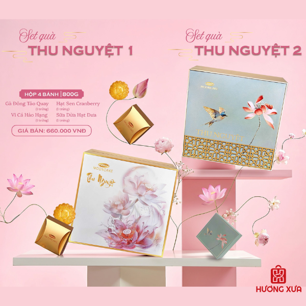 Bánh Trung Thu Bibica 2026 Hộp Thu Nguyệt 1