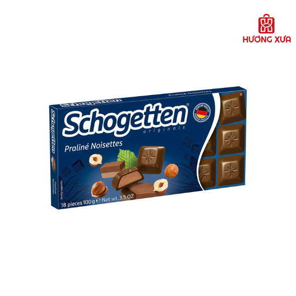 Socola thanh Schogetten 100g (Nhiều Loại)