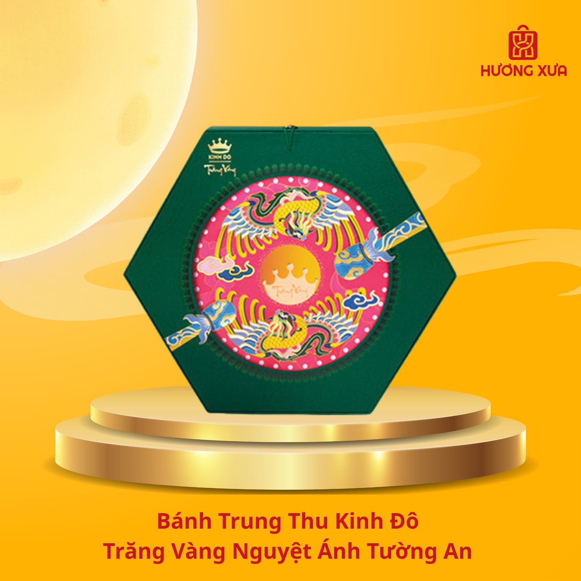 Bánh Trung Thu Kinh Đô Trăng Vàng Nguyệt Ánh Trường An