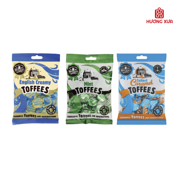 Kẹo Bơ Sữa Walker’s Toffees gói 150g