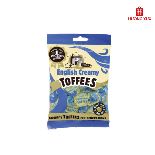Kẹo Bơ Sữa Walker’s Toffees gói 150g