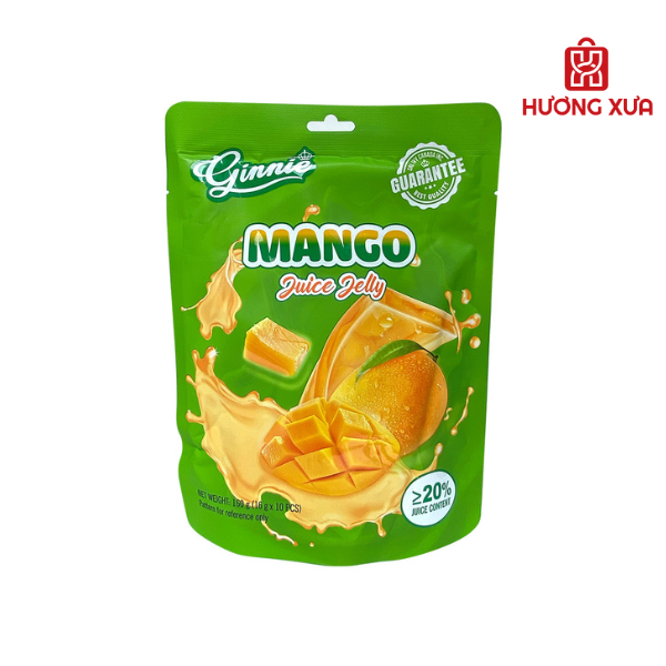 Kẹo Thạch Ginnie Vị Trái Cây gói 160g