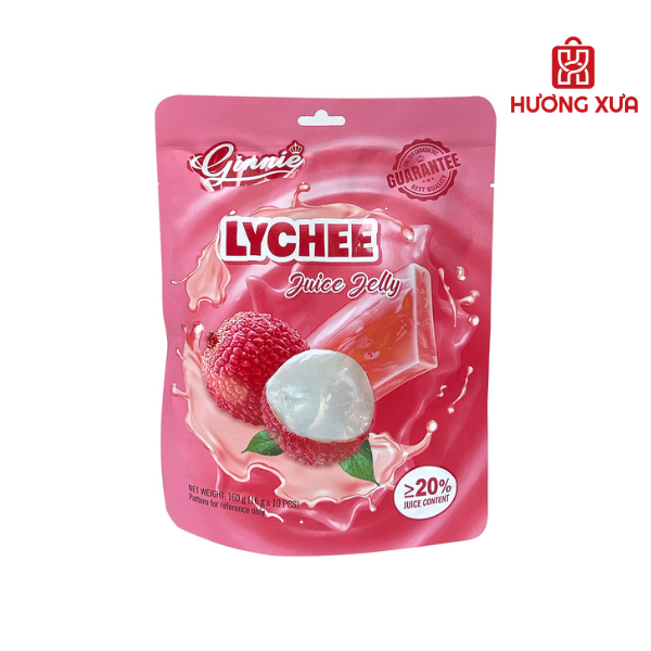 Kẹo Thạch Ginnie Vị Trái Cây gói 160g