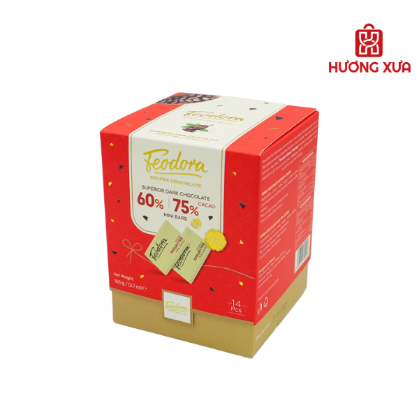 Socola Feodora Dark Hộp Giấy 105g