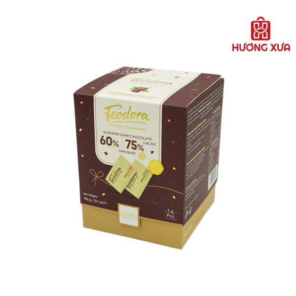 Socola Feodora Dark Hộp Giấy 105g