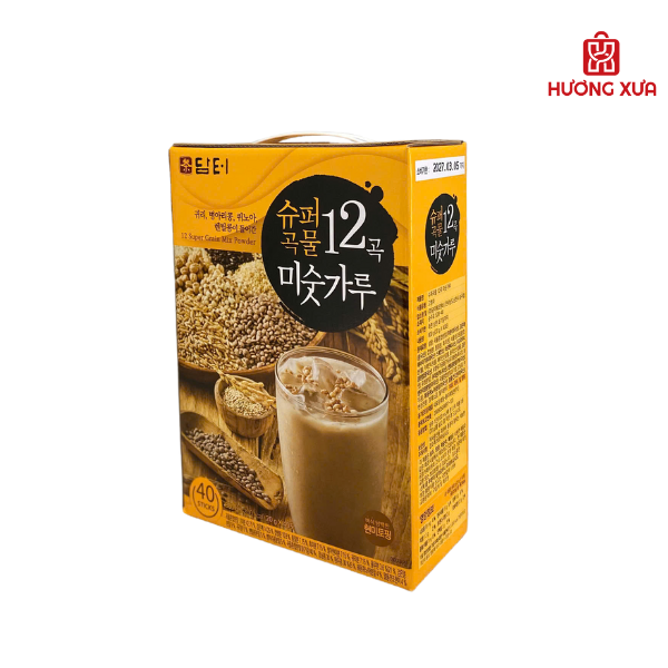 Bột ngũ cốc 12 loại hạt Damtuh Hộp 50 gói 