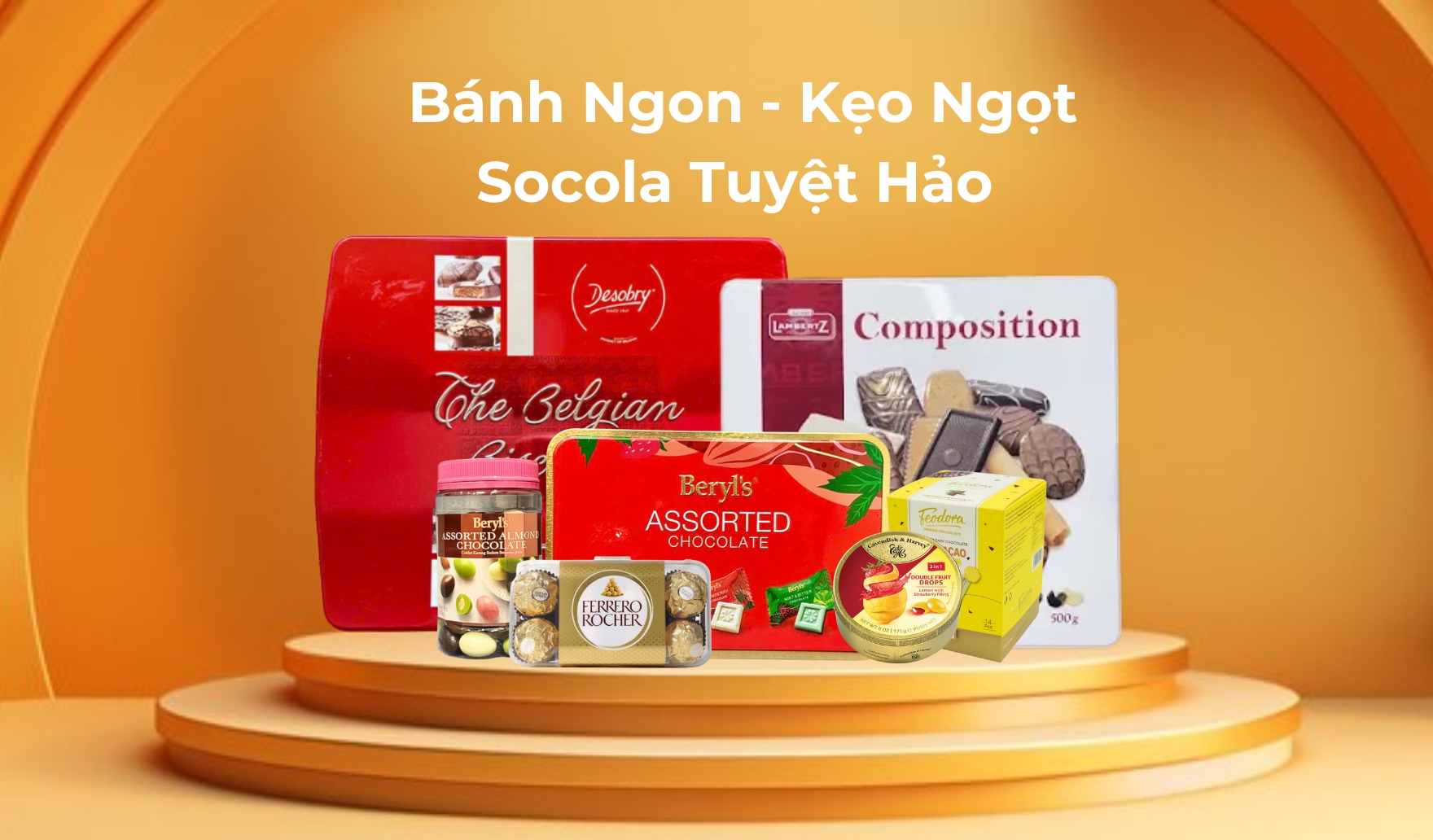 Bánh ngon - kẹo ngọt - socola tuyệt hảo