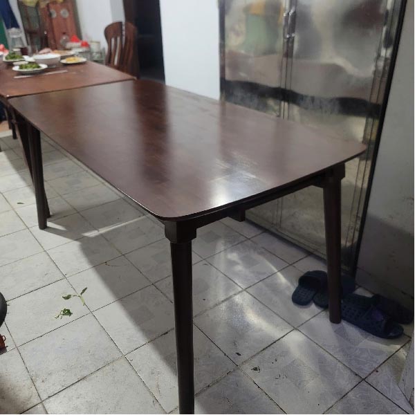 Kỷ Niệm Giao Hàng Bàn Ăn Chân Tròn 1m6 Trước Khi Bão Yagi Đổ Bộ