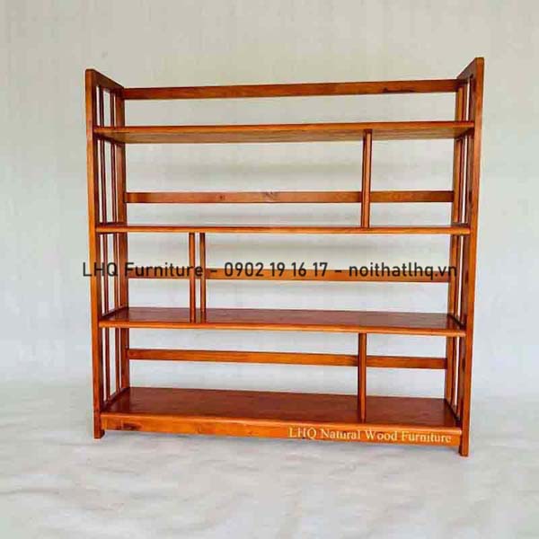 Kệ Sách Gỗ Cao Su Tự Nhiên, Giải Pháp Lưu Trữ Hoàn Hảo Cho Mọi Không Gian