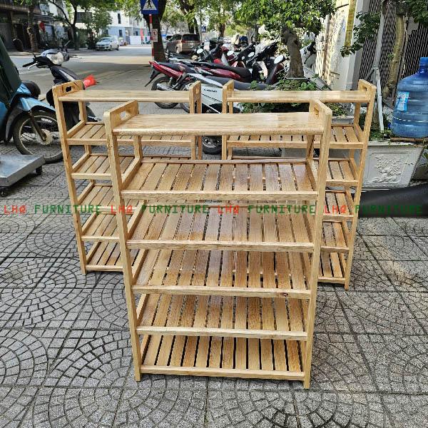 KỆ ĐỂ GIÀY DÉP 6 TẦNG CÓ QUAI XÁCH – GỌN GÀNG, TIỆN LỢI, BỀN ĐẸP