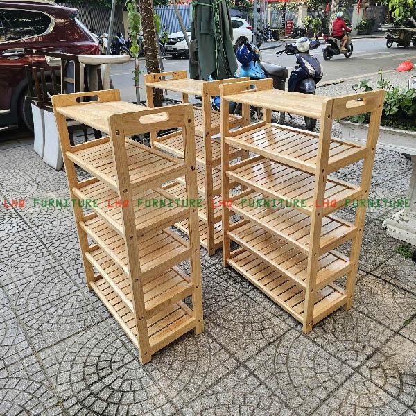 KỆ ĐỂ GIÀY DÉP 6 TẦNG CÓ QUAI XÁCH – GỌN GÀNG, TIỆN LỢI, BỀN ĐẸP