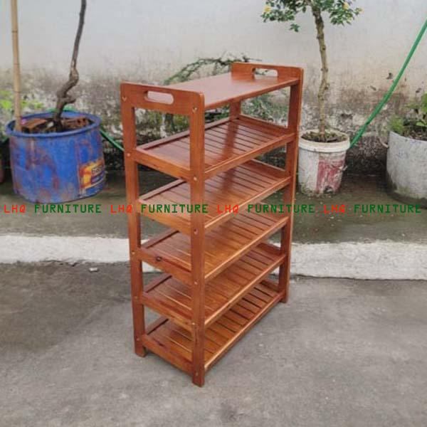 KỆ ĐỂ GIÀY DÉP 6 TẦNG CÓ QUAI XÁCH – GỌN GÀNG, TIỆN LỢI, BỀN ĐẸP