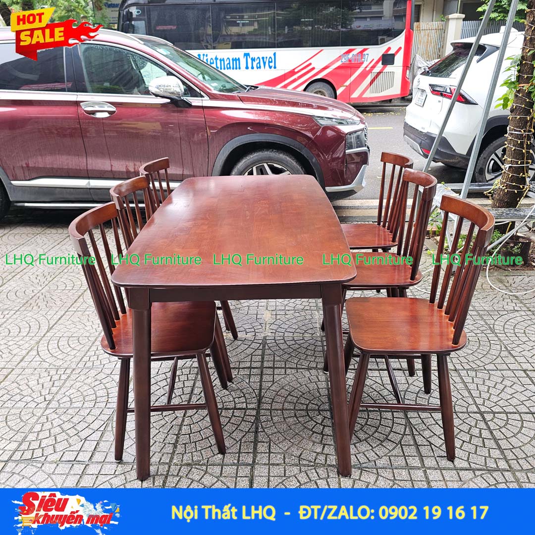 Bộ Bàn Ăn 6 Ghế Song Tiện – Sự Lựa Chọn Cho Phòng Ăn Rộng
