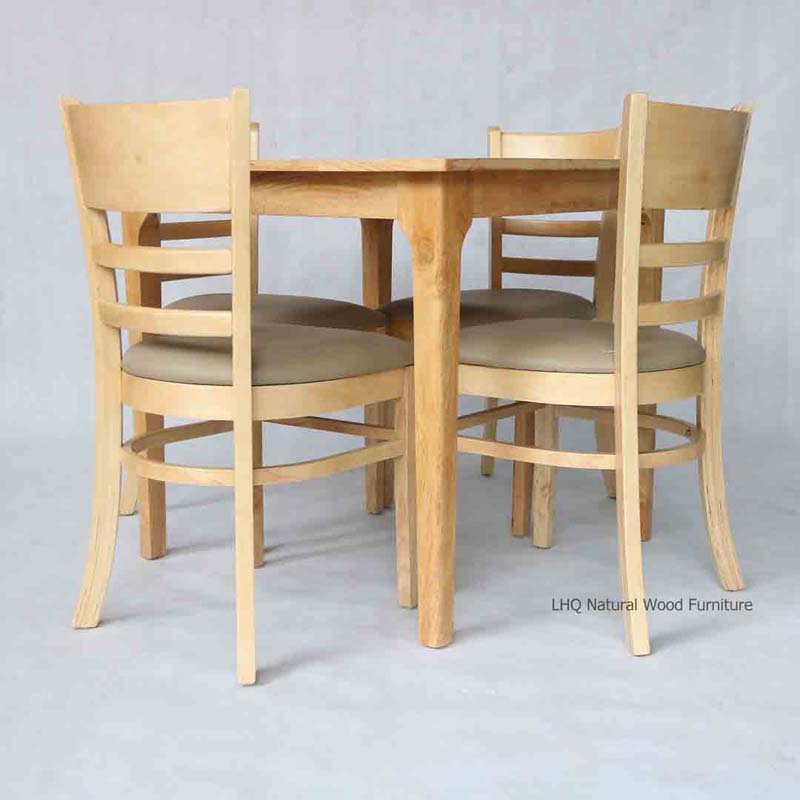 Bộ bàn ăn vuông 80 4 ghế Cabin Monstar – Lựa chọn hoàn hảo cho không gian hiện đại