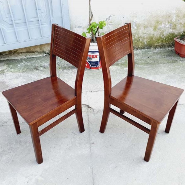 Bộ bàn ăn 4 ghế Cherry – Bàn Chân Vuông Mặt 80cm