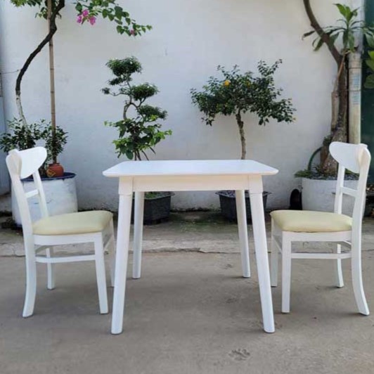 Bộ Bàn Ăn 2 Ghế Cabin Panda – Lựa Chọn Hoàn Hảo Cho Không Gian Nhỏ