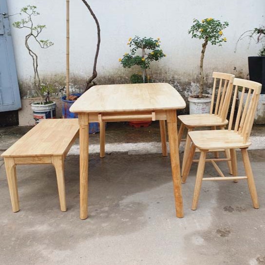 Bộ Bàn Ăn 2 Ghế Song Tiện 1 Ghế Bench – Lựa Chọn Cho Không Gian Hiện Đại