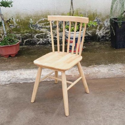 Ghế cafe, ghế bàn ăn Song Tiện, Gỗ Cao Su, Bán Chạy Tại LHQ