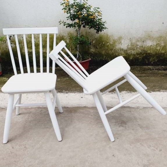 Bộ Bàn Ăn Chân Tròn D80 - 2 Ghế Song Tiện