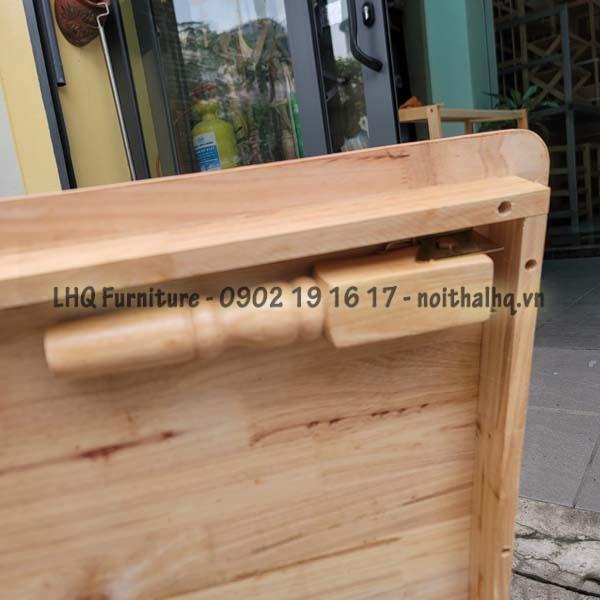 Bàn Trà Nhật Gỗ Cao Su 1m2 – Gấp Gọn, Đa Năng, Giá Rẻ