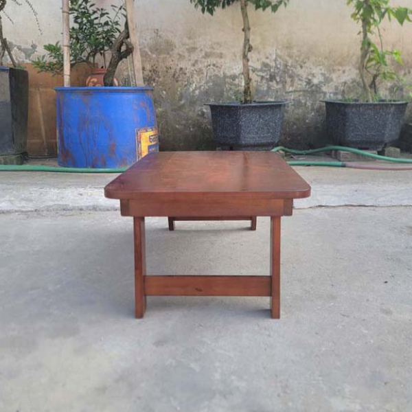 Bàn trà Nhật chân thang 40x60, Gỗ tự nhiên