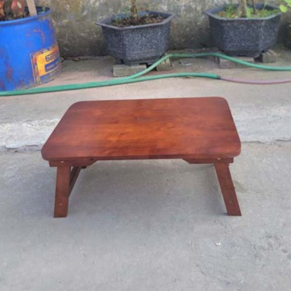 Bàn trà Nhật chân thang 40x60, Gỗ tự nhiên
