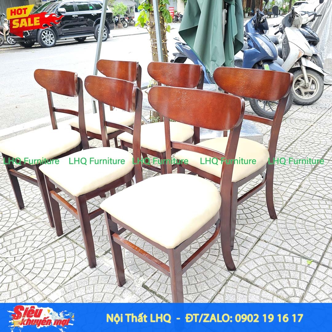 Ghế Bàn Ăn Cabin Panda, Gỗ Cao Su, Sử Dụng Đa Năng, Giá Rẻ