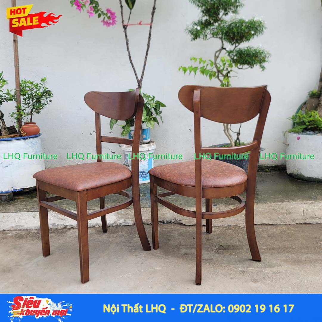 Ghế Bàn Ăn Cabin Panda, Gỗ Cao Su, Sử Dụng Đa Năng, Giá Rẻ