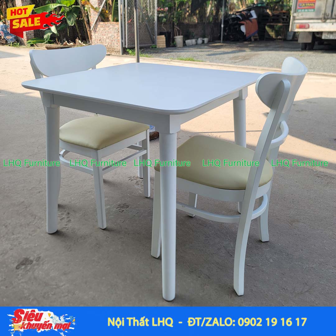 Bộ Bàn Ăn 2 Ghế Cabin Panda – Lựa Chọn Hoàn Hảo Cho Không Gian Nhỏ