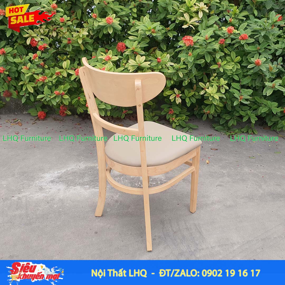 Ghế Bàn Ăn Cabin Panda, Gỗ Cao Su, Sử Dụng Đa Năng, Giá Rẻ