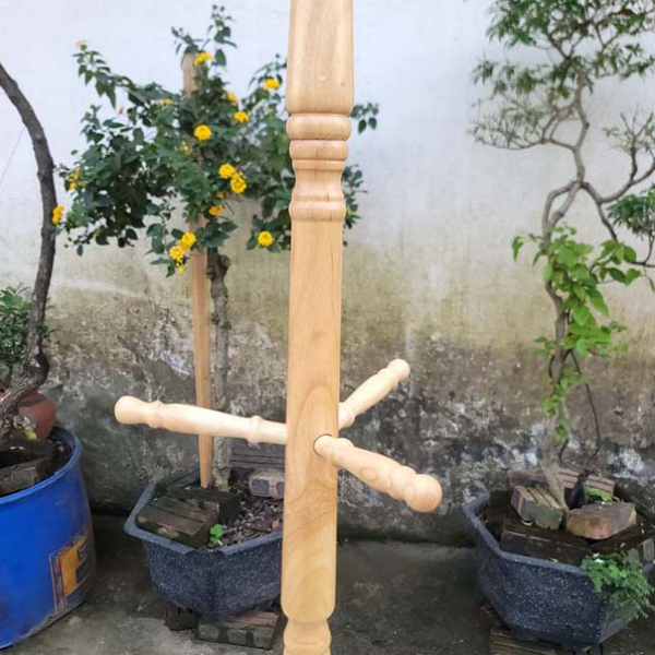 Cây Treo Quần Áo Tay Tiện, Gỗ Tự Nhiên, Thiết Kế Tháo Lắp, Tiết Kiệm Vận Chuyển, Giá Rẻ