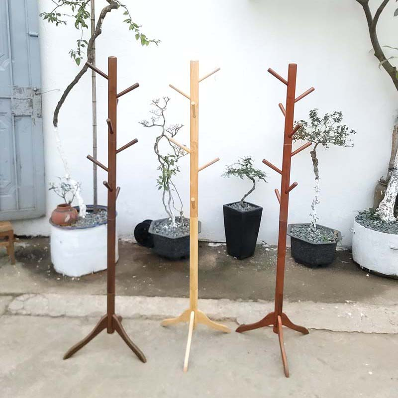 Cây Treo Quần Áo Số 4, Gỗ Tự Nhiên, Chất Lượng Cao, Giá Rẻ, Có Bảo Hành