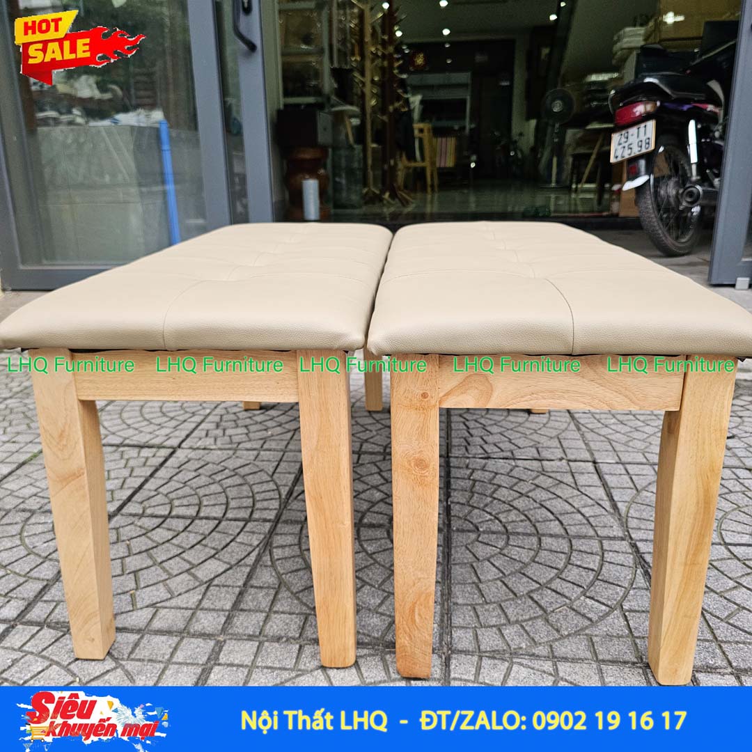 Ghế Bench mặt nệm, thiết kế tháo ráp, sử dụng đa năng, giá rẻ tại LHQ