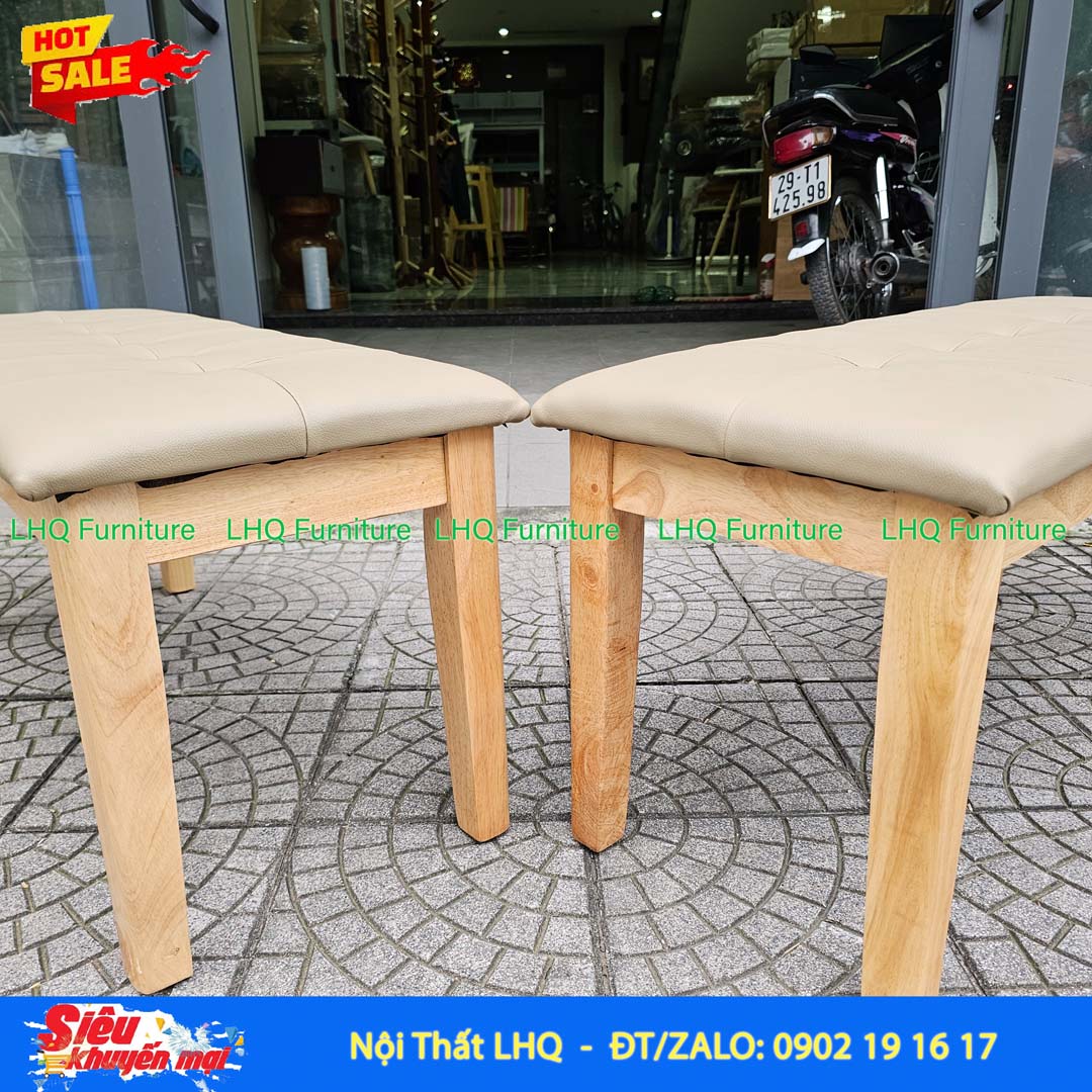 Ghế Bench mặt nệm, thiết kế tháo ráp, sử dụng đa năng, giá rẻ tại LHQ