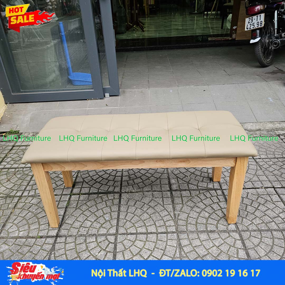 Ghế Bench mặt nệm, thiết kế tháo ráp, sử dụng đa năng, giá rẻ tại LHQ