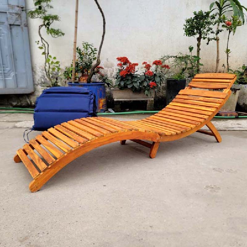 Ghế Tắm Nắng, Ghế Hồ Bơi Xếp Gọn, Có Nệm Êm Ái, Giá Rẻ